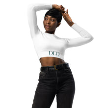 Load image into Gallery viewer, Recycled long-sleeve crop top